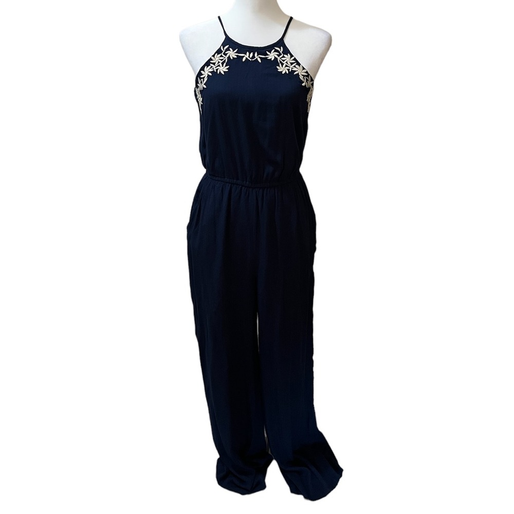 Mono B, Navy Jumpsuit, Size S